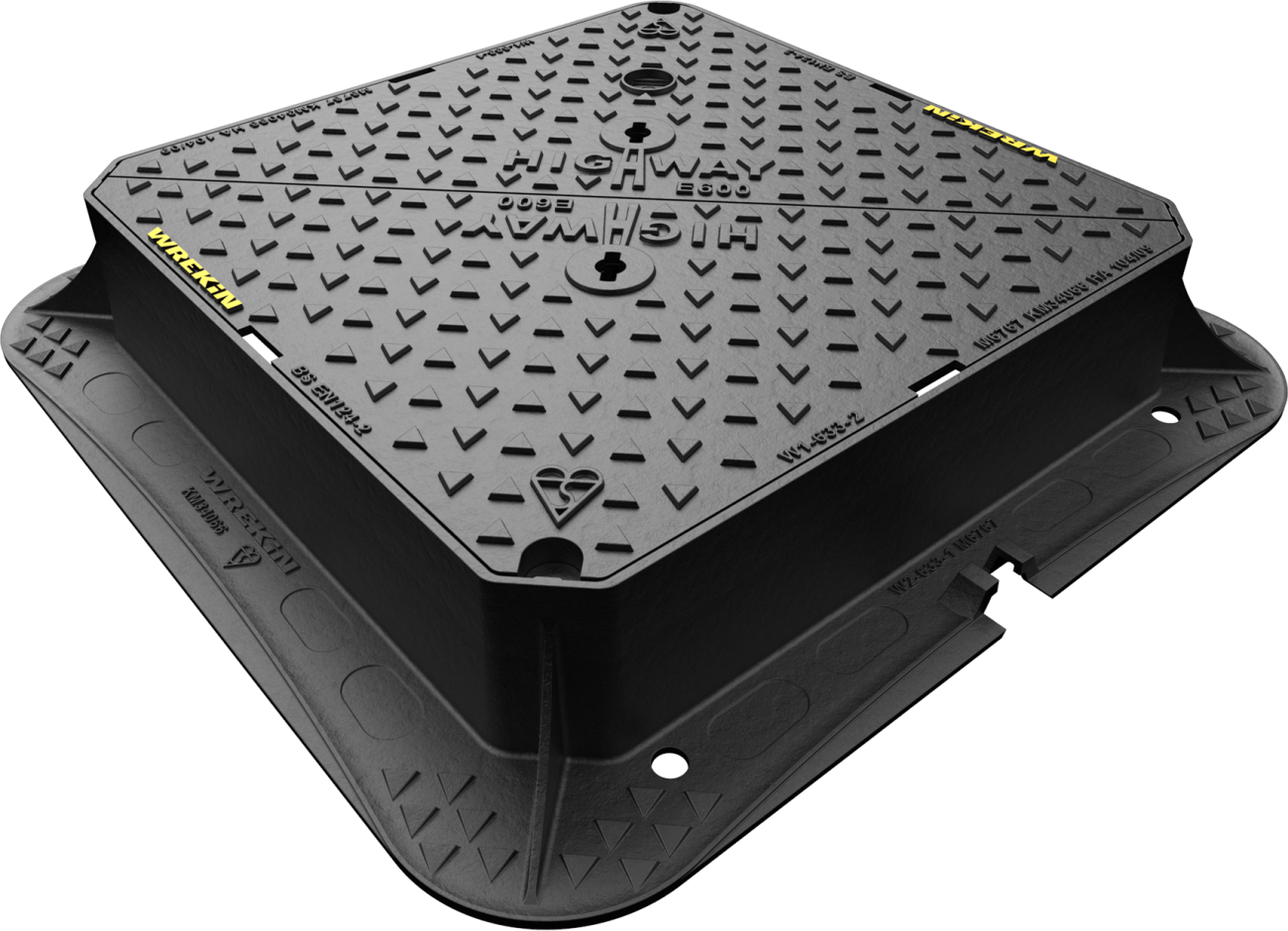 E600 Ductile iron Manhole cover 685 mm x 685 mm DMT0E6/6767